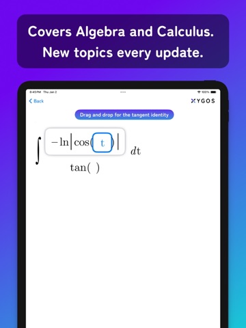 Xygos: Math in Motion. iPad screenshot