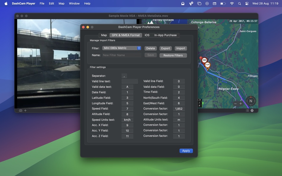 #4. DashCam-Player (macOS) 由: Jan Nutbroek
