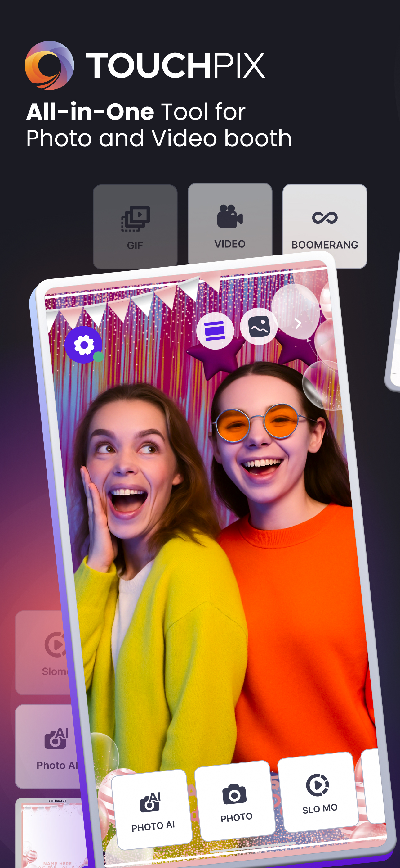Touchpix · Photo & Video Booth