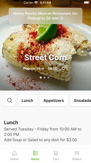 Money Pancho Mexican iPhone screenshot 2 - Food & Drink app