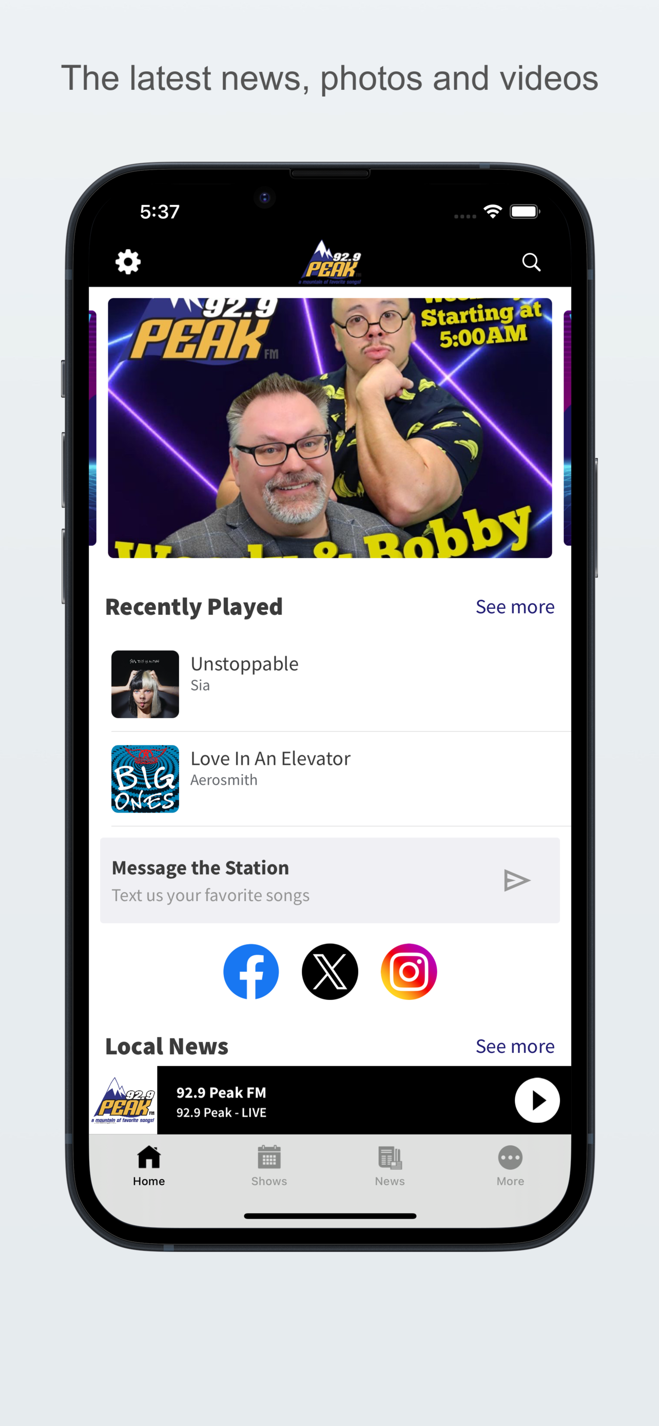 92.9 Peak FM