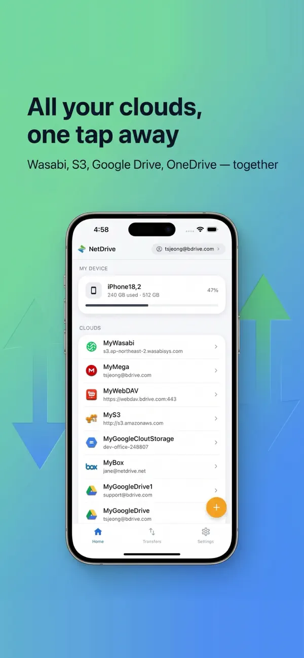 Screenshot #1 pour NetDrive Mobile
