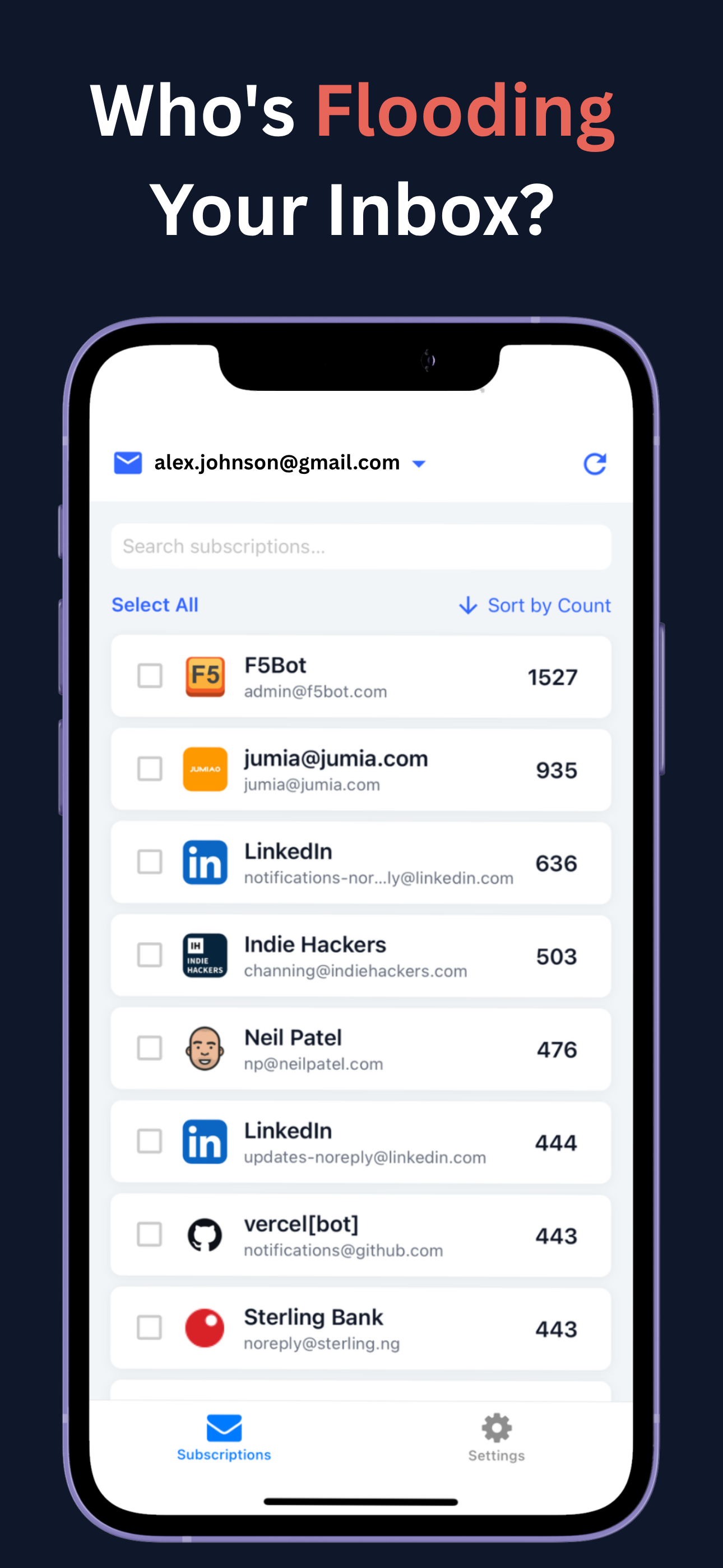 InboxPurge - Email Cleaner screenshot 2