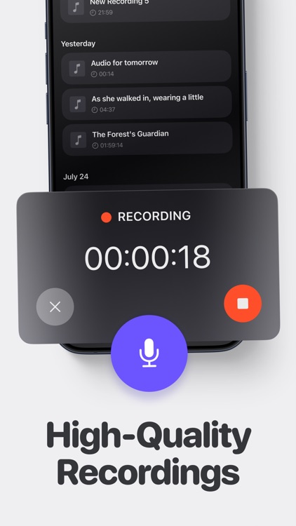 Voice Memo Apр. Audio Recorder screenshot-3