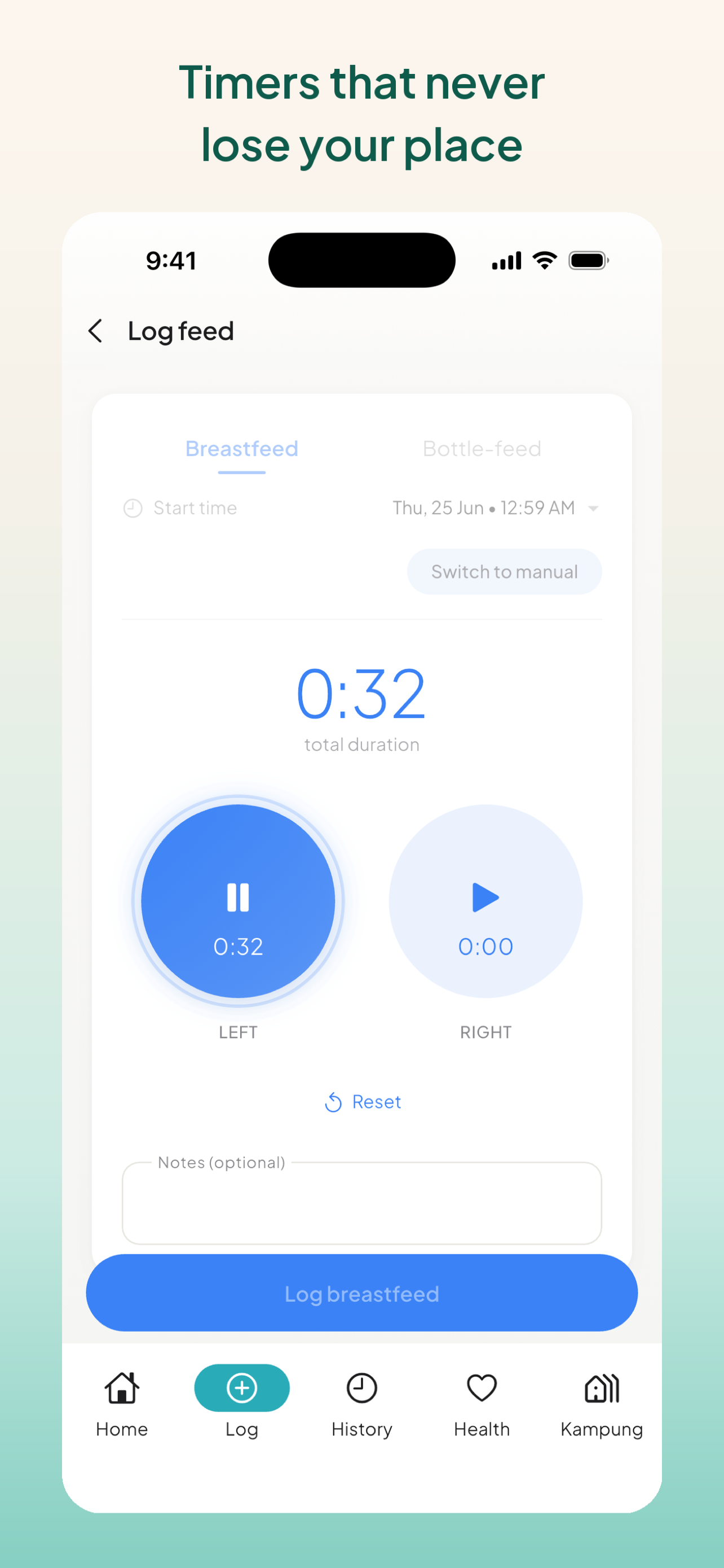 BabyCalm: Newborn Tracker screenshot 2