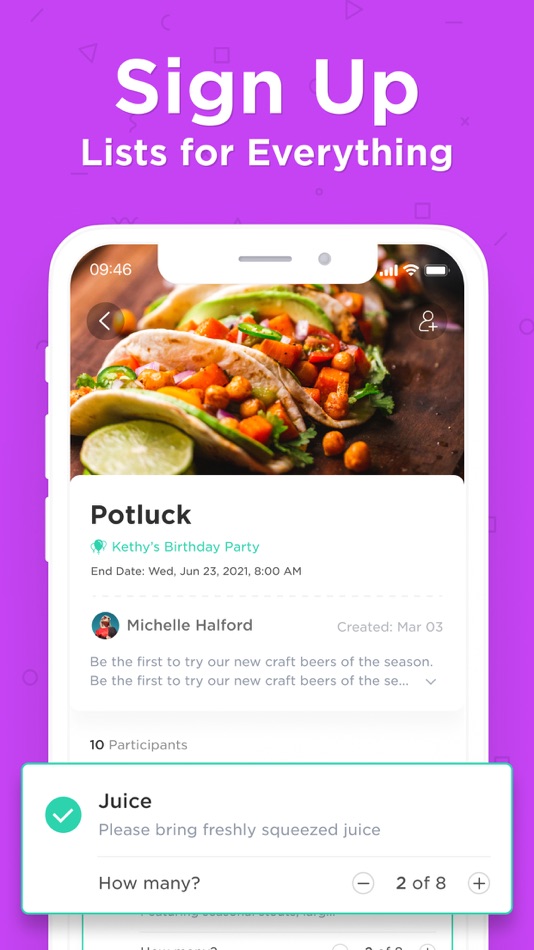 #8. Hobnob Party Invitation Maker (iOS) Bởi: Hobnob Events
