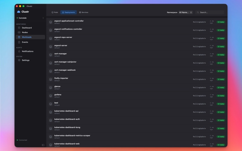 ClustrK8s screenshot
