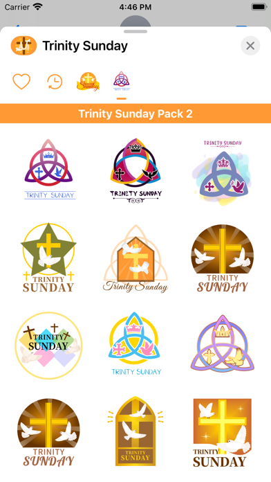 Screenshot #3 pour Trinity Sunday Stickers