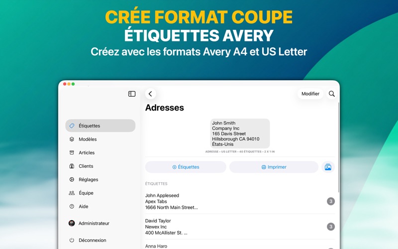 Screenshot #3 pour Étiqueteuse