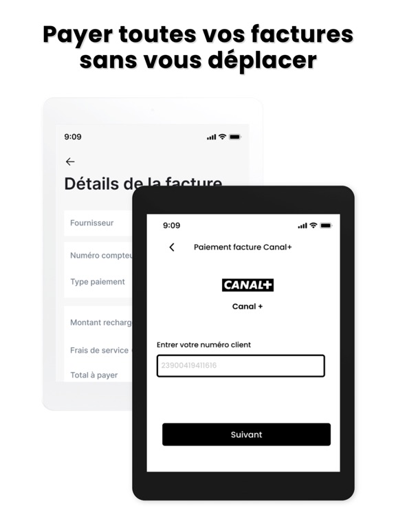 Neero, paie transfert recharge iPad screenshot 5 - Finance app