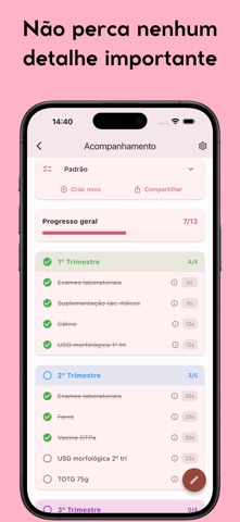 Idade Gestacional (do bebê) iPhone screenshot 6