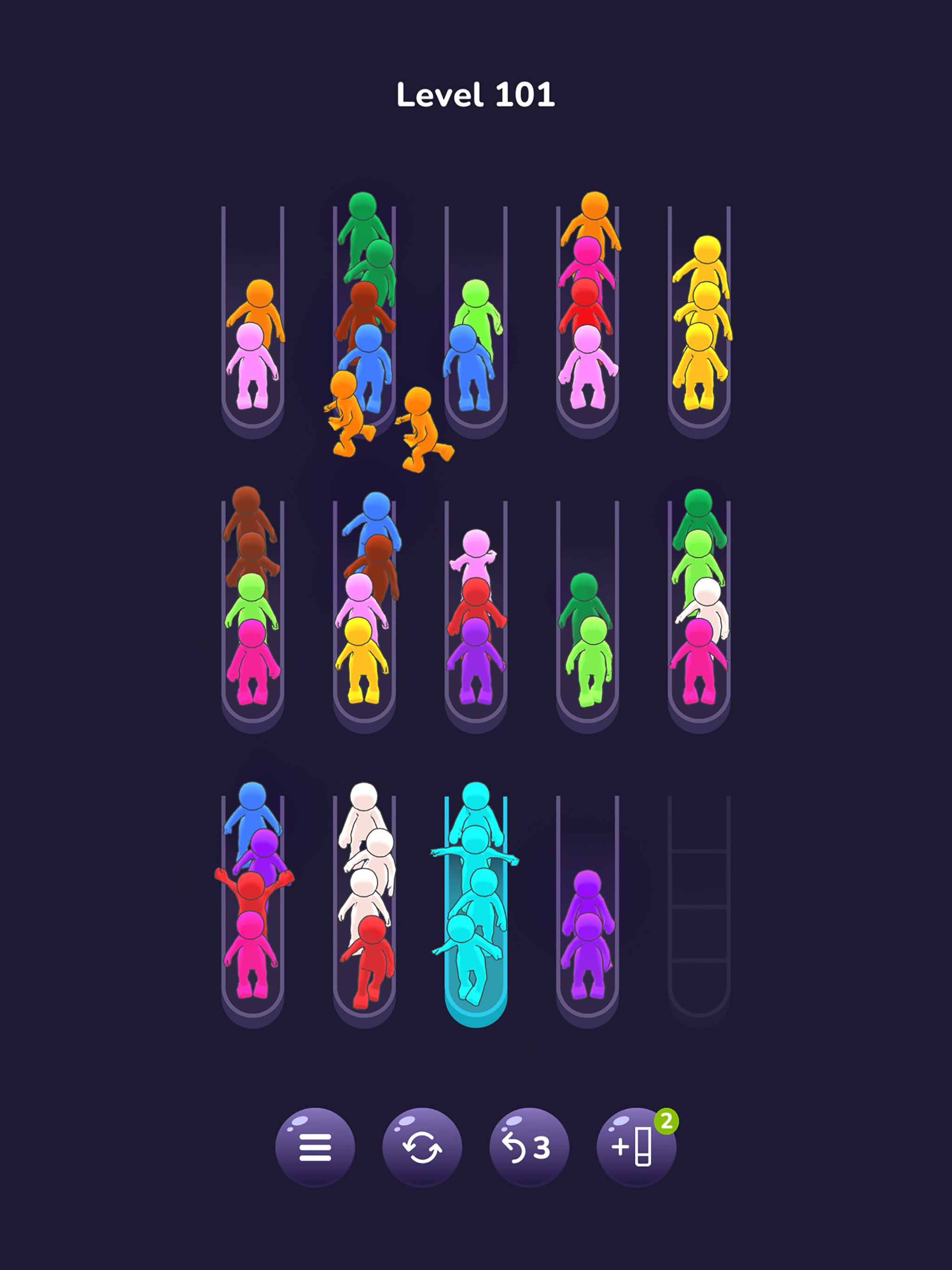 Crowd Sort - Color Puzzle Game