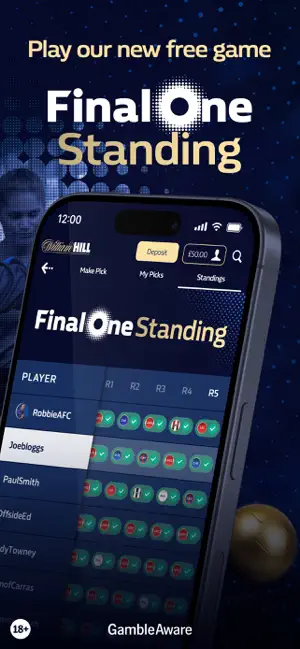 William Hill Sports Betting iPhone screenshot 3