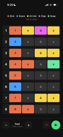 Eight Count App Screenshot 1 of 1
