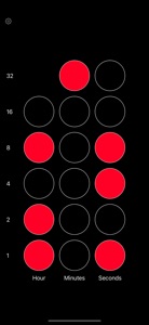 Big binary clock screenshot #4 for iPhone