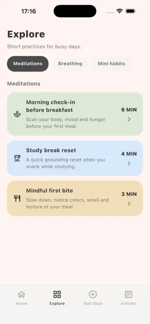 BloomBite - Mindful Eating App screenshot 4