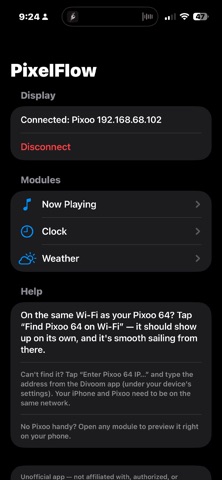 PixelFlow - Now Playing Screenshot 1 of 4