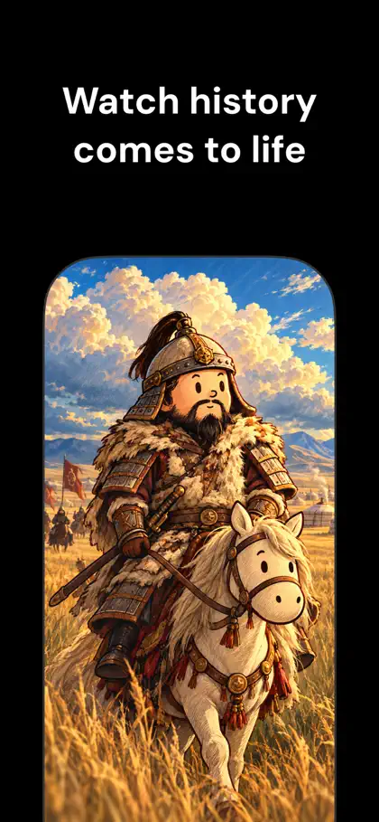 Screenshot 3 di 5 di Saga History App