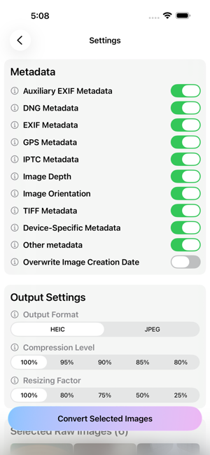 Kompressor - Compress images Screenshot