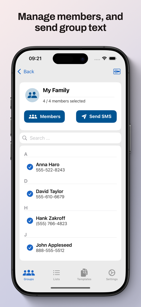 Group SMS 3: Bulk Text & SMS screenshot 3