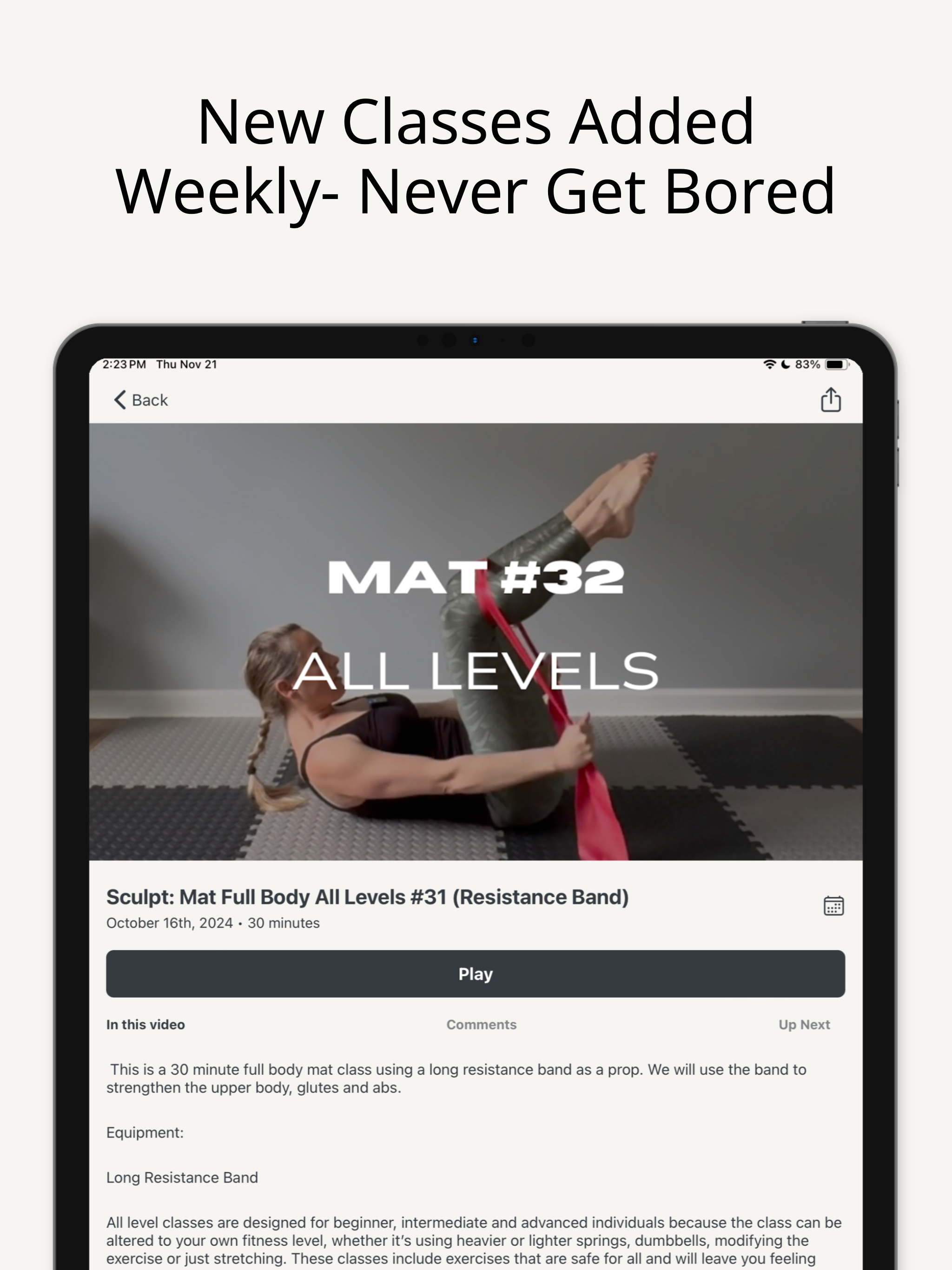 Pilates Body With Michelle screenshot 10