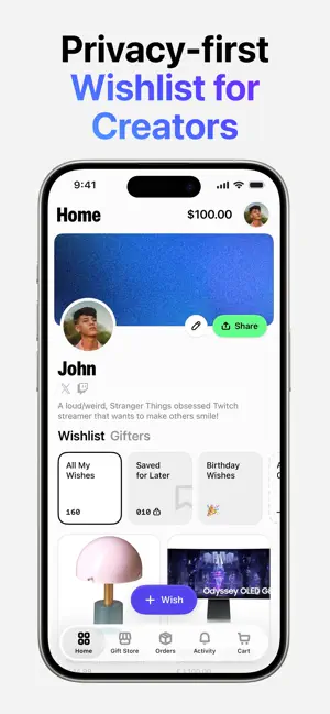 Throne - Wishlist for Creators iPhone screenshot 1