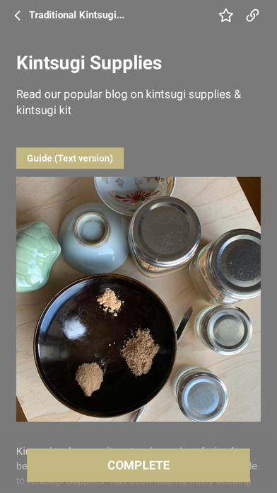 Kintsugi Class: pottery repair Screenshot