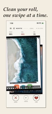 MonTri — Swipe Your Photos screenshot