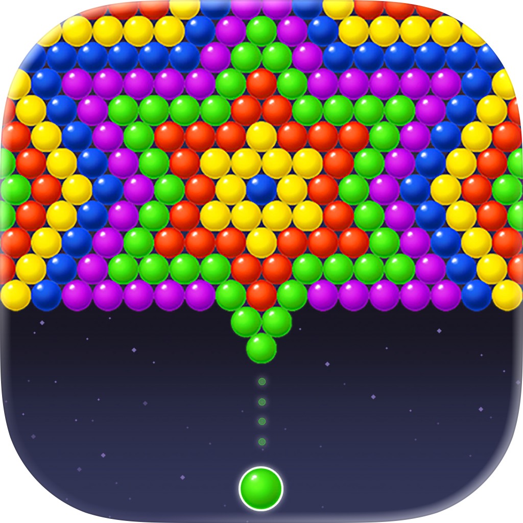 Apple App Store cover for ‎Bubble Shooter Rainbow