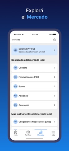 Portfolio Personal Inversiones iPhone screenshot