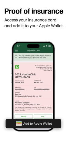 TD Insurance iPhone screenshot 3
