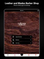 leather and blades barber shop ipad resimleri 1