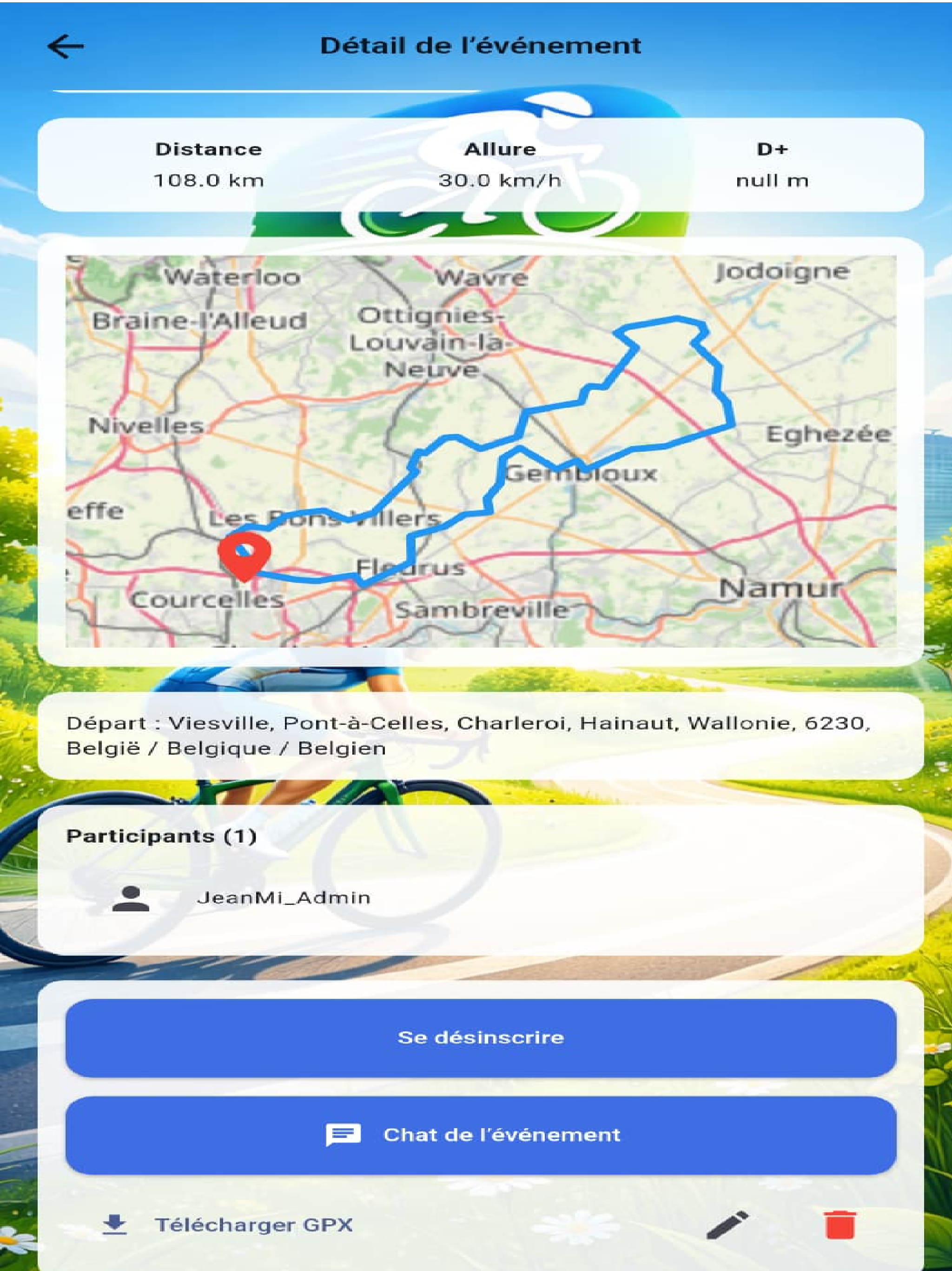 Ridebuddy - Cycling Events screenshot 10