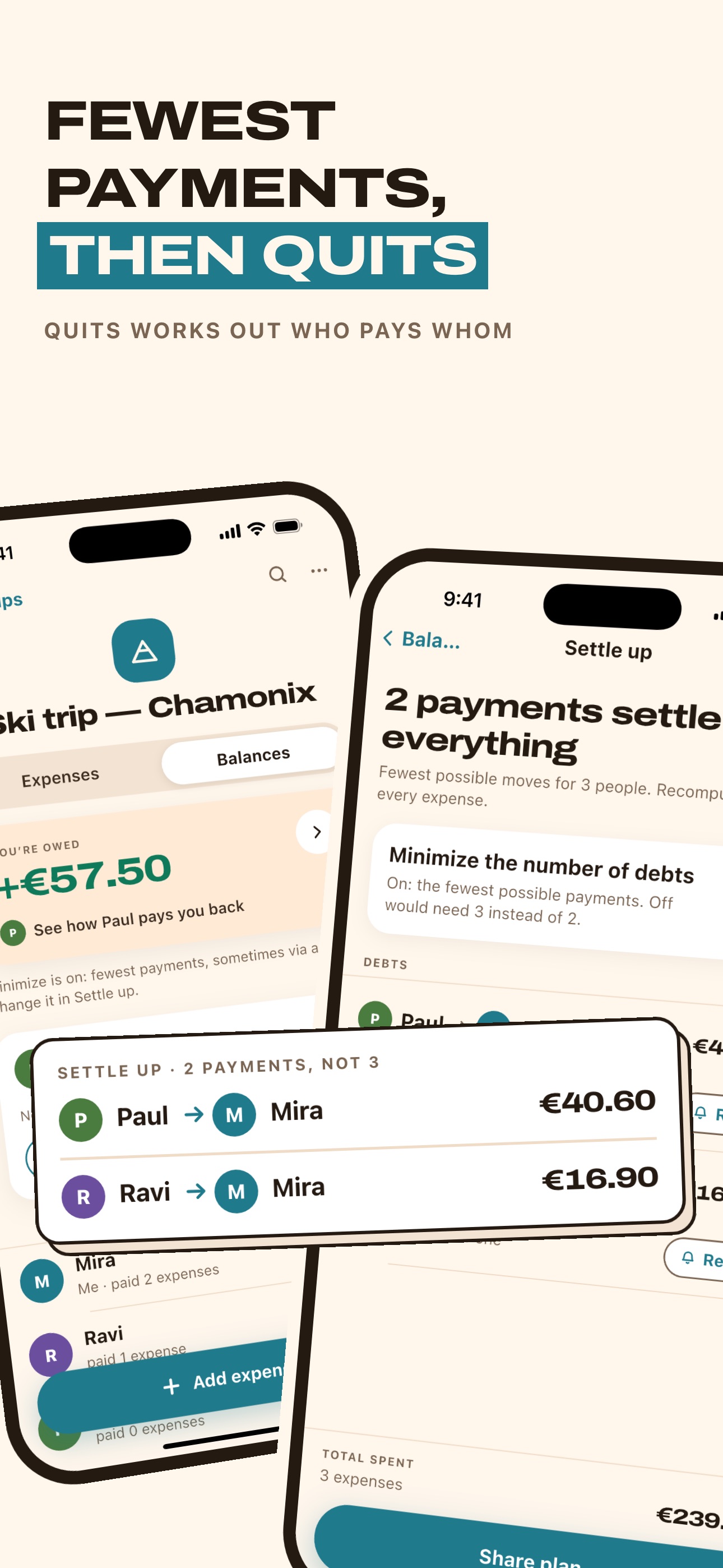 Screenshot 3 of Quits: Split Expenses & Bills