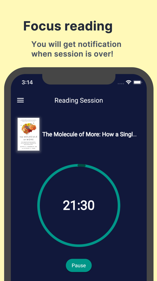 #6. Readia: reading tracker (iOS) By: Aruha Maeda