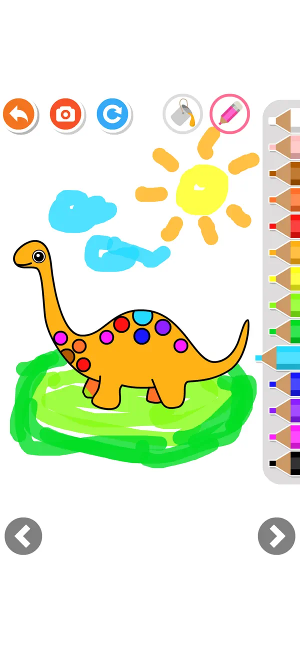 Screenshot #1 pour Coloring Book Kids 2-6