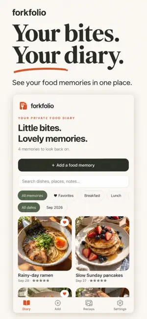 Forkfolio: Food Photo Diary screenshot 3