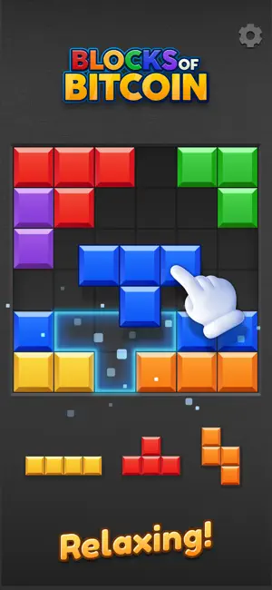 Blocks of Bitcoin: Puzzle Game screenshot 1