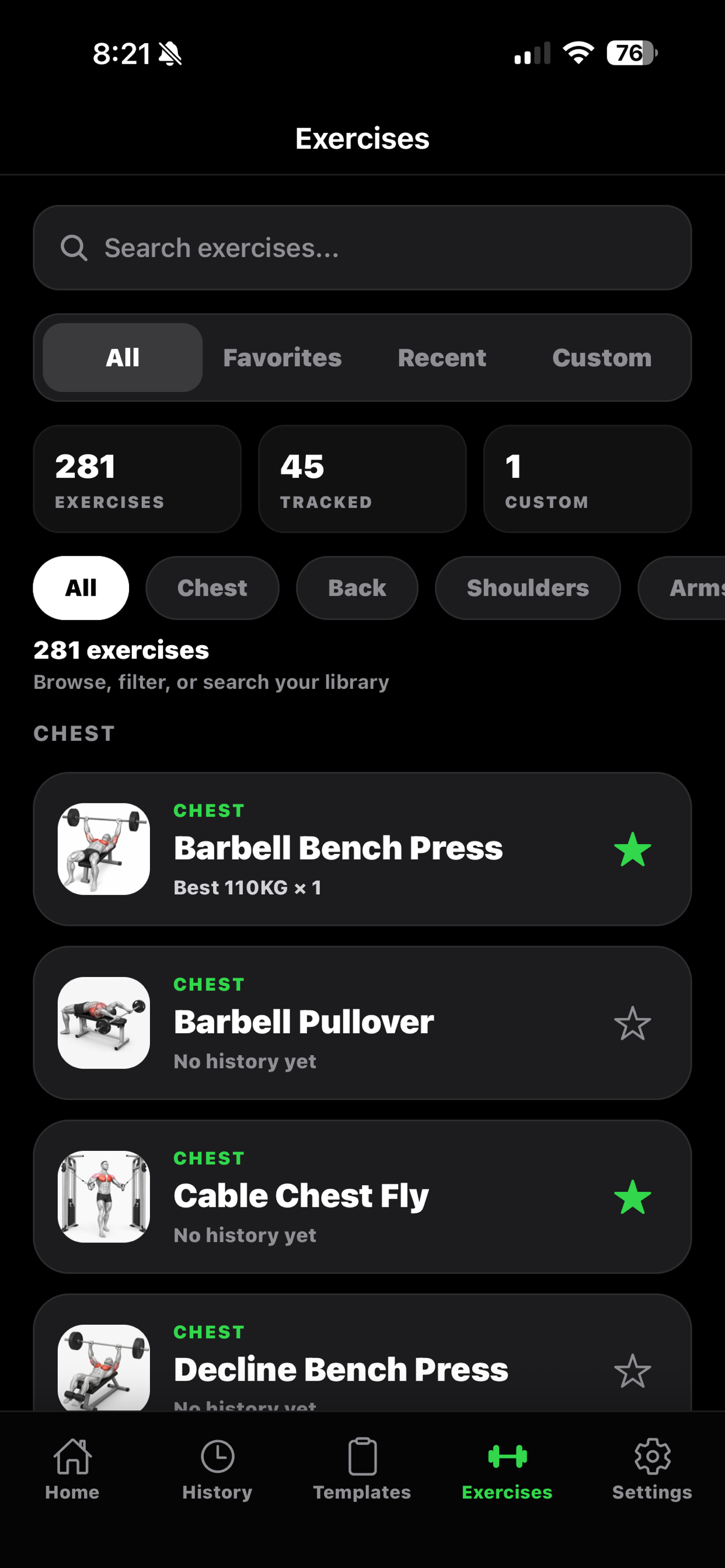 IronVault Gym Tracker screenshot 4