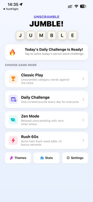 Jumble Word Games screenshot 1