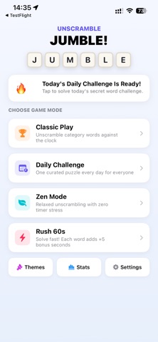 Jumble Word Games Screenshot 1 of 8