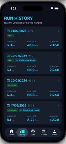 Ai Run Coach iPhone screenshot
