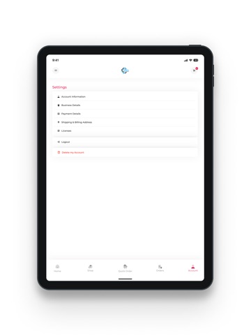 PNS Wholesale B2B iPad screenshot