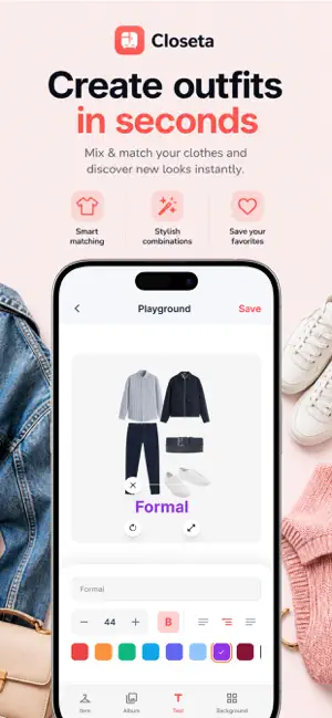 Outfit Maker & Closet Closeta screenshot 3