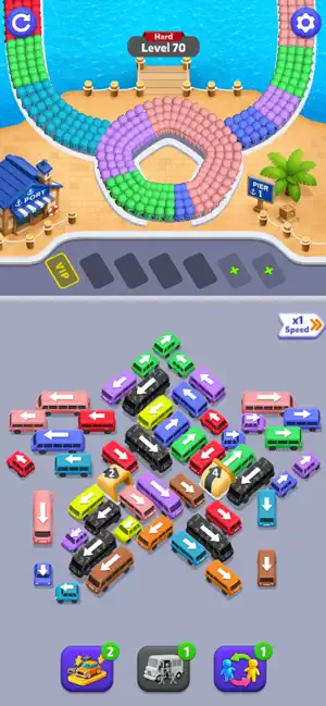 Bus Flow: Traffic Color Sort screenshot 3