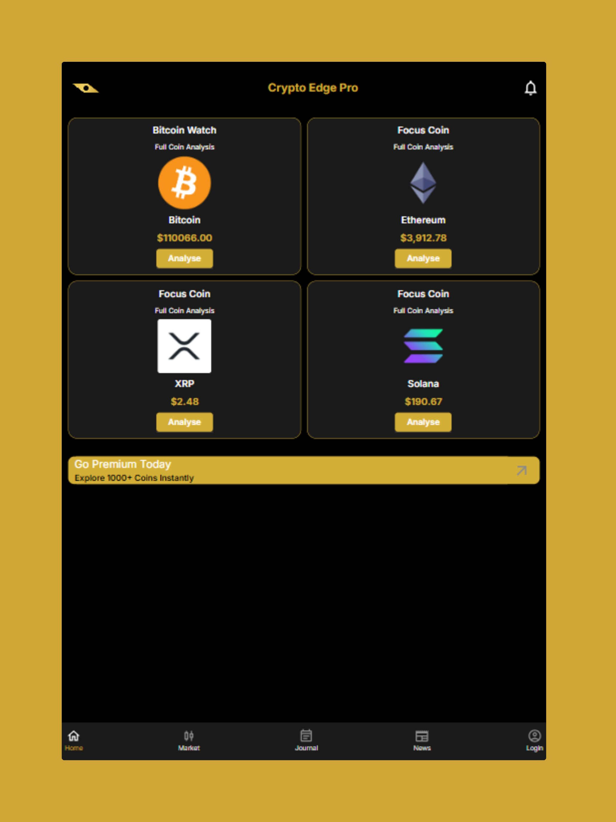 Crypto Edge Pro: Trading Tools
