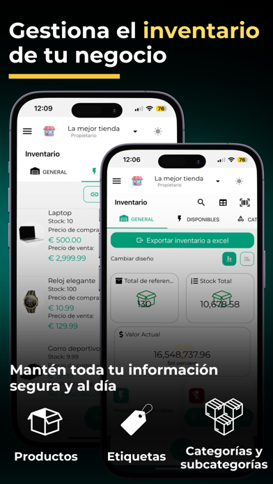 Ganvent Create an online store iPhone screenshot 4 - Shopping app