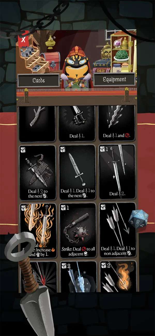 Card Crawl Adventure iPhone Spiel Screenshot 5 – Spiele