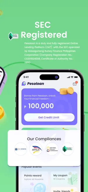 Pesoloan - Quick Cash Loan iPhone screenshot 2