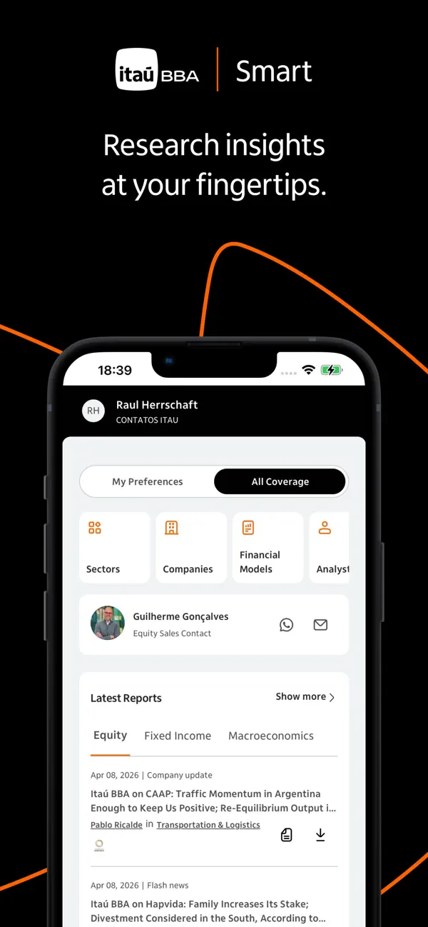 Screenshot #1 pour Itaú BBA Smart
